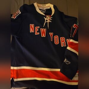 2010-2017 NYR Navy Heritage Dubinsky 17 jersey